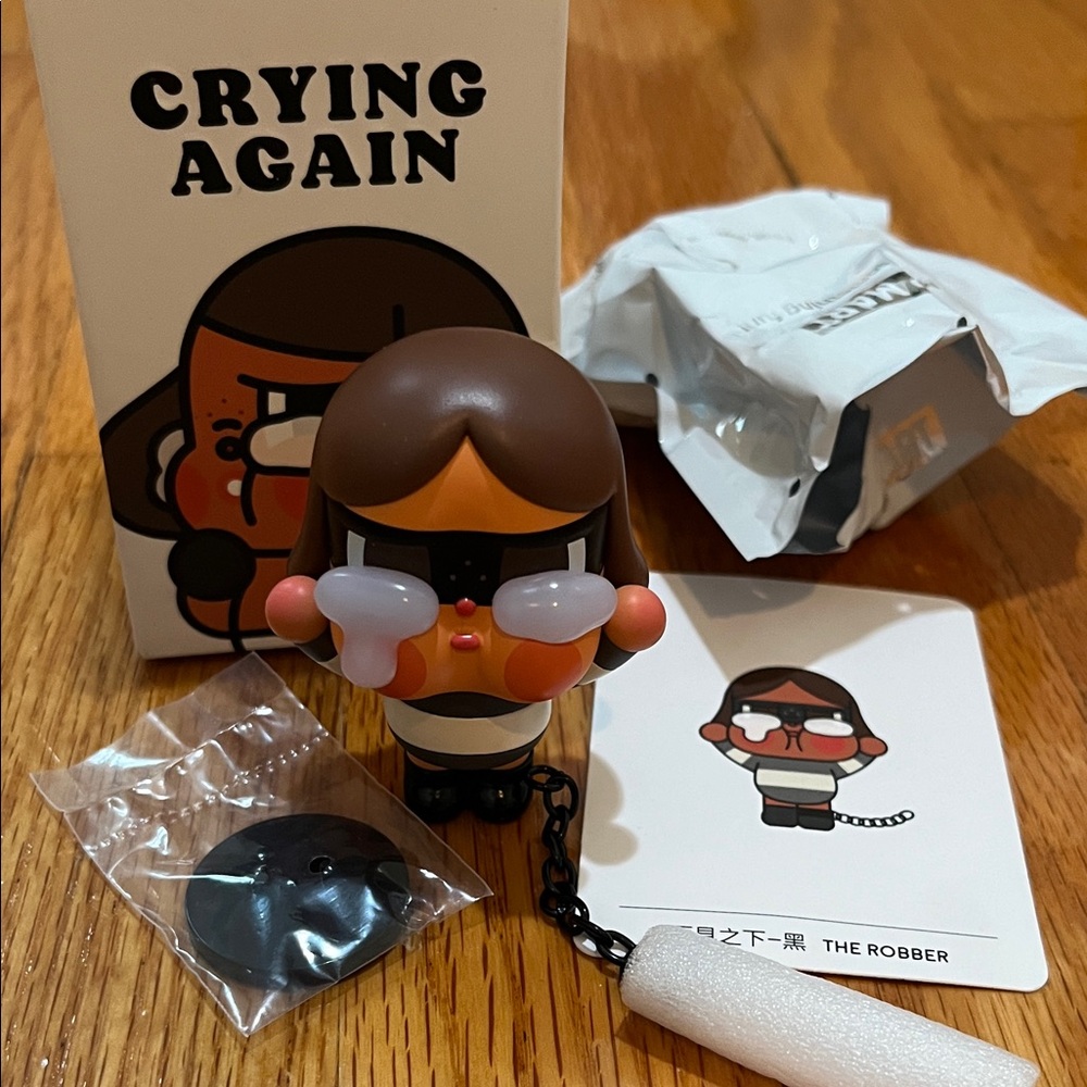 Crying Again the robber 100%authentic! Opened.
